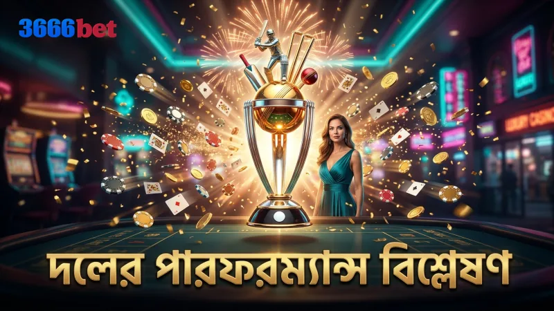 দলের পারফরম্যান্স বিশ্লেষণ বেটিং কৌশলে সহায়ক।