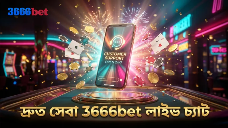 লাইভ চ্যাটে 3666bet কাস্টমার সাপোর্টের দ্রুত সেবা প্রদান