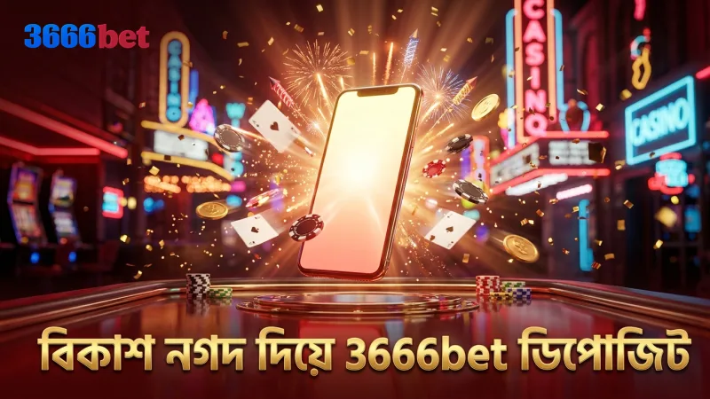 বিকাশ ও নগদ দিয়ে দ্রুত 3666bet ডিপোজিট সম্পন্ন হয়