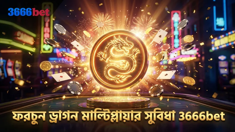 ফরচুন ড্রাগন মাল্টিপ্লায়ার ফিচার চালু করলে জেতার সুযোগ বাড়ে।