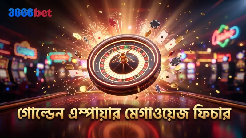 গোল্ডেন এম্পায়ার স্লটে মেগাওয়েজ মেকানিক্সের কার্যকারিতা জানা যায়।
