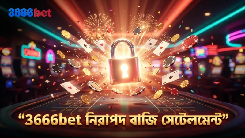 3666bet এর ফেয়ার ও নিরাপদ সেটেলমেন্ট বাজির বিশ্বাসযোগ্যতা বাড়ায়।