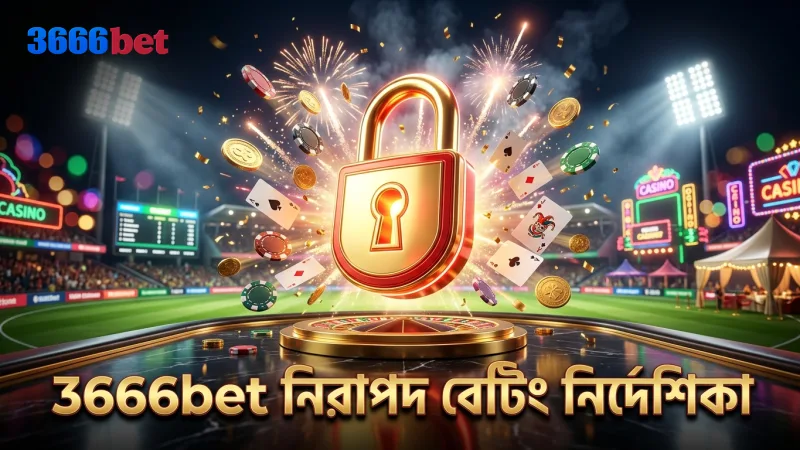 নিরাপদ বেটিং ও ঝুঁকি কমাতে 3666bet-এর নিরাপত্তা ব্যবস্থা।