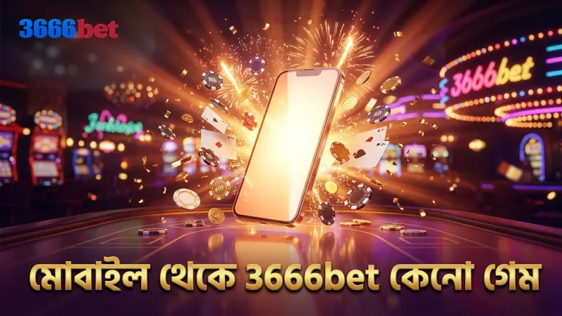 মোবাইল থেকে 3666bet-এ দ্রুত ও সহজে কেনো গেম শুরু করা যায়।