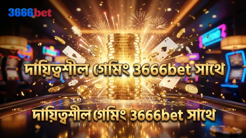 দায়িত্বশীল গেমিং অর্থনৈতিক ঝুঁকি কমাতে সাহায্য করে 3666bet-এ।