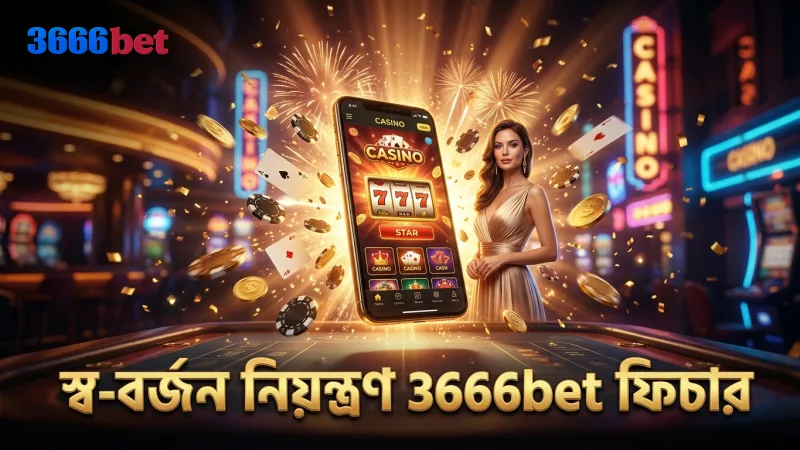 3666bet-এর স্ব-বর্জন ফিচার খেলোয়াড়দের নিয়ন্ত্রণ দেয়।