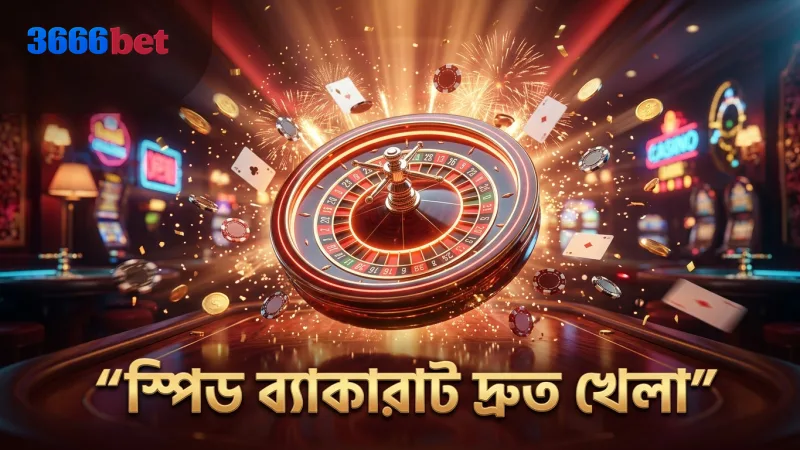 স্পিড ব্যাকারাটে দ্রুত গেমপ্লে ও ডিলারের দক্ষতা পরিপাটি