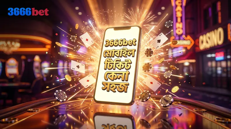 মোবাইল থেকে 3666bet এ টিকিট কেনা সহজ ও দ্রুত